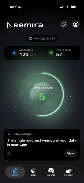 Remira home screen